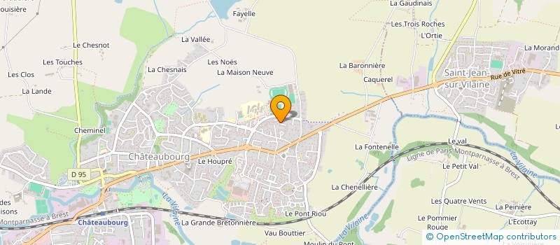 localisation de l'entreprise LECOLAND  CHATEAUBOURG