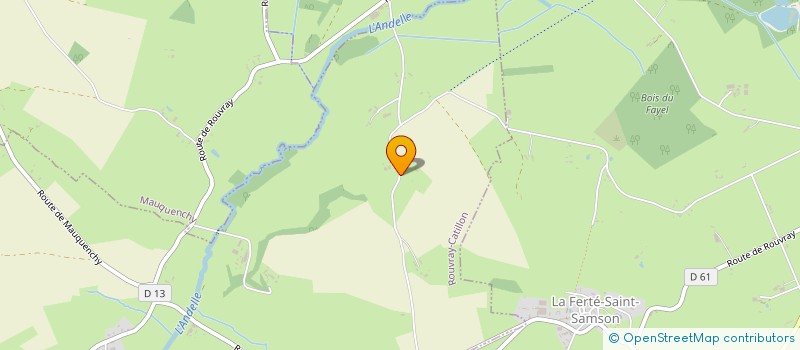 localisation de l'entreprise LECOLEDEDOUBLAGE  ROUVRAY-CATILLON