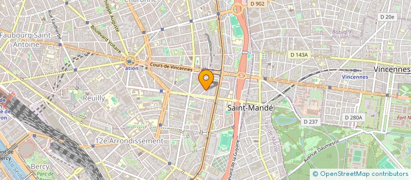 localisation de l'entreprise LECOLIER GERARD ET DAVOINE JEAN-MARC à PARIS