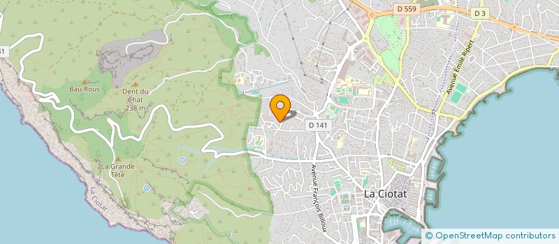 localisation de l'entreprise LECOMA  LA CIOTAT