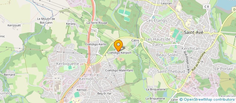 localisation de l'entreprise LECOMPTE FORMATION  SAINT-AVE