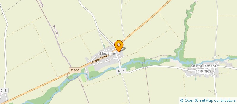 localisation de l'entreprise LECOMTE CHARPENTE  HAUVINE