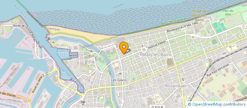 localisation de l'entreprise LECOMTE ELECTRIC à DUNKERQUE