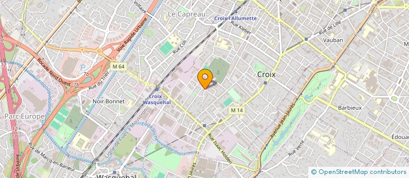 localisation de l'entreprise LECOMTE ET FILS à CROIX
