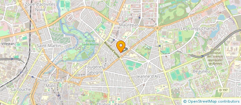 localisation de l'entreprise LECOMTE IMMO  RENNES