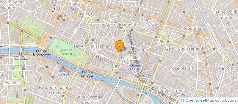 localisation de l'entreprise LECOMTE INVEST  PARIS 01