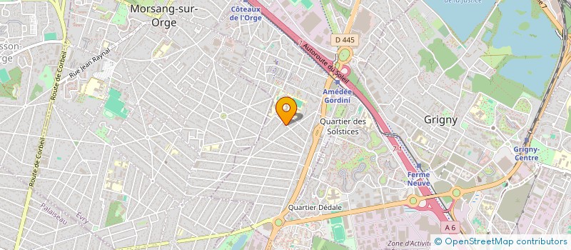 localisation de l'entreprise LECOMTE RECHERCHE FONCIERE à VIRY-CHATILLON