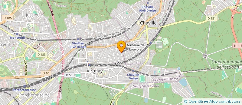 localisation de l'entreprise LECONTE  VIROFLAY