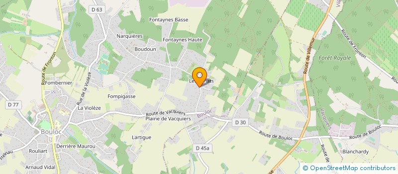 localisation de l'entreprise LECONTE BTIMENT  FRONTON