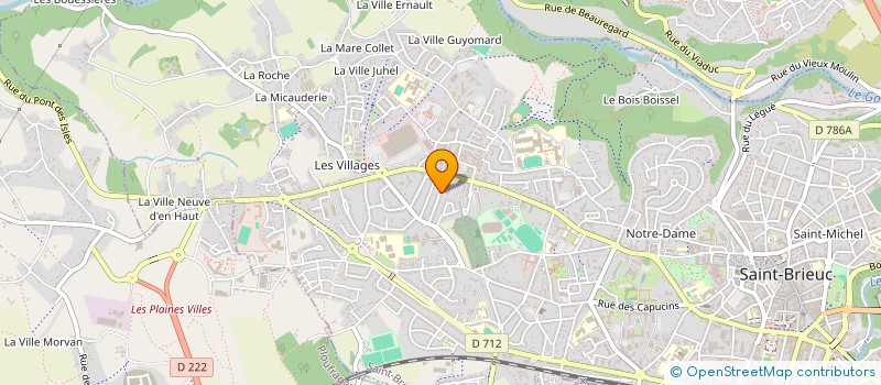 localisation de l'entreprise LECONTE DE L'ISLE à SAINT-BRIEUC