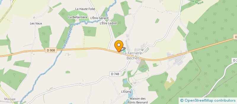 localisation de l'entreprise LECONTE ELAGAGE à SAINT-GERVAIS-DU-PERRON