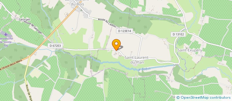 localisation de l'entreprise LECONTE FRERES  SAINT-LAURENT-DU-PLAN