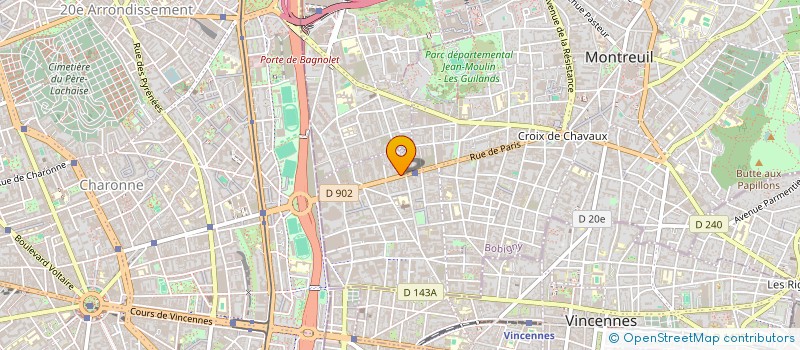 localisation de l'entreprise LECONTE LOUIS à MONTREUIL