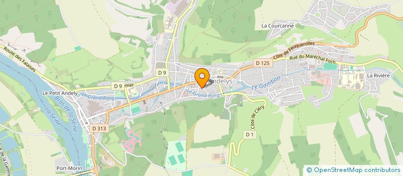 localisation de l'entreprise LECONTE PETITFRERE  LES ANDELYS