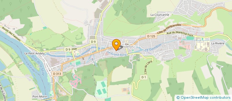 localisation de l'entreprise LECONTE PETITFRERE IMMOBILIER à LES ANDELYS