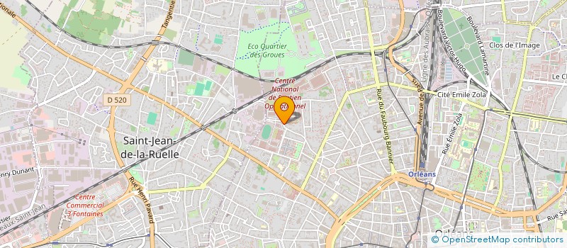 localisation de l'entreprise LECONTE SARL à ORLEANS