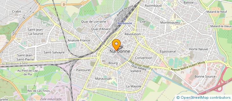 localisation de l'entreprise LECOPTIC à NARBONNE