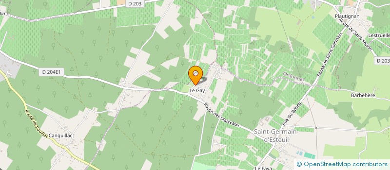 localisation de l'entreprise LECOQ  SAINT-GERMAIN-D'ESTEUIL