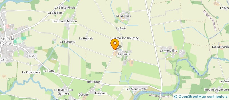 localisation de l'entreprise LECOQ  MOISDON-LA-RIVIERE