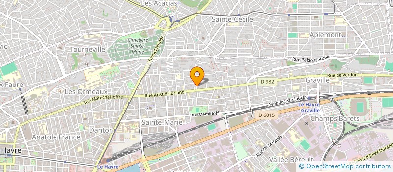 localisation de l'entreprise LECOQ à LE HAVRE