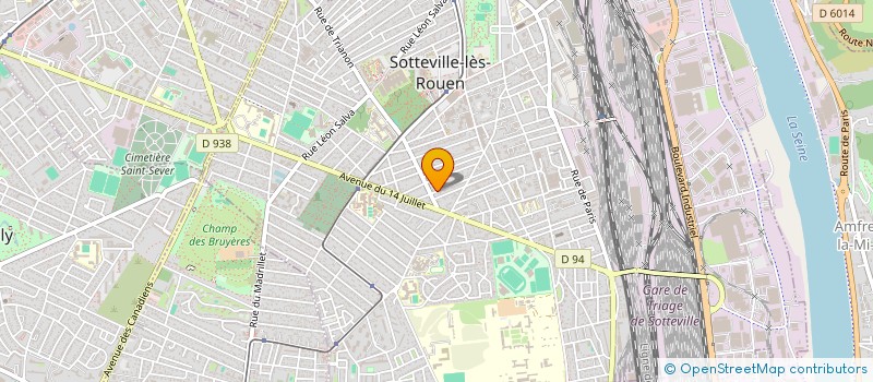 localisation de l'entreprise LECOQ A BORD  SOTTEVILLE-LES-ROUEN