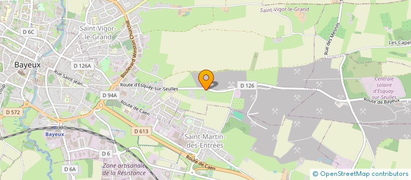 localisation de l'entreprise LECOQ & CIE  SAINT-VIGOR-LE-GRAND