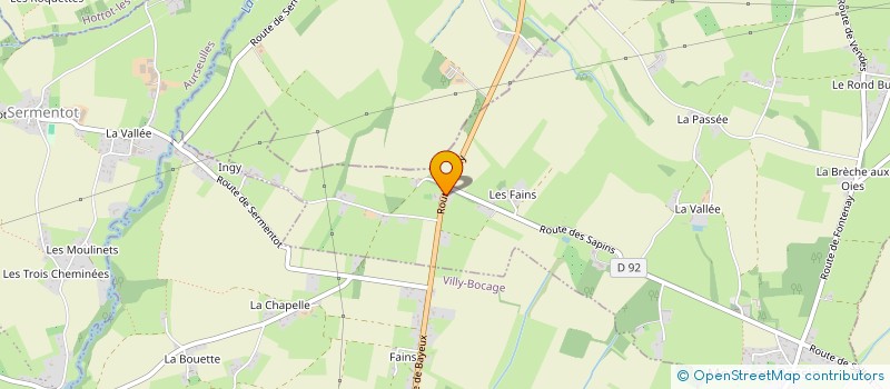 localisation de l'entreprise LECOQ ET FILLE  MONTS-EN-BESSIN