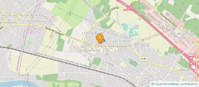 localisation de l'entreprise LECOQ RL  HERBLAY-SUR-SEINE