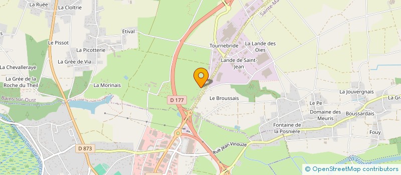 localisation de l'entreprise LECOQ SA à SAINTE-MARIE