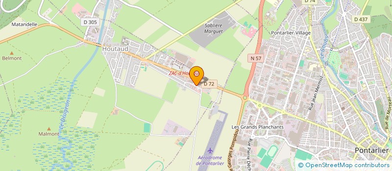 localisation de l'entreprise LECORCHE  HOUTAUD