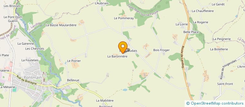 localisation de l'entreprise LECORDIER  ST MARS SUR LA FUTAIE