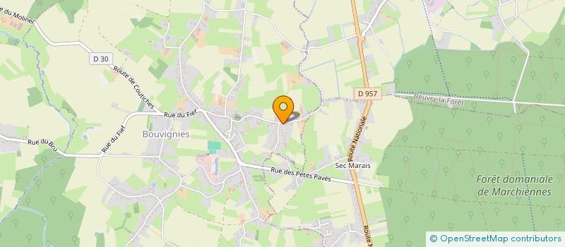 localisation de l'entreprise LECORIGOT à BOUVIGNIES