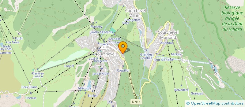 localisation de l'entreprise LECORNU à COURCHEVEL