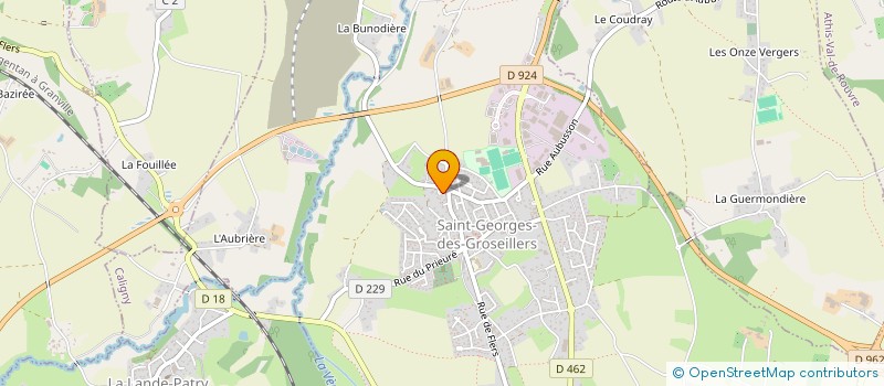 localisation de l'entreprise LECORNU à SAINT-GEORGES-DES-GROSEILLERS
