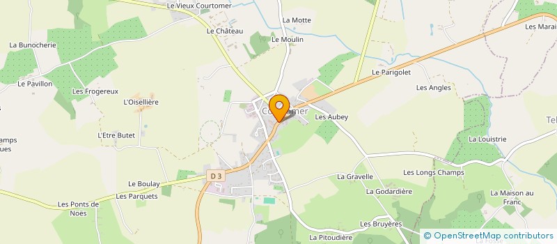 localisation de l'entreprise LECORNU & CO à COURTOMER
