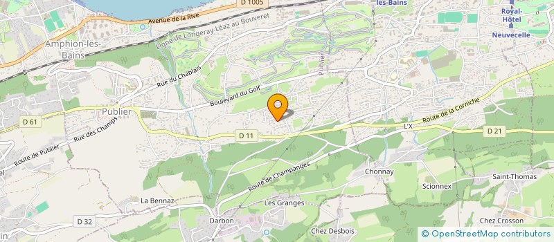 localisation de l'entreprise LECORO IMMOBILIER  PUBLIER