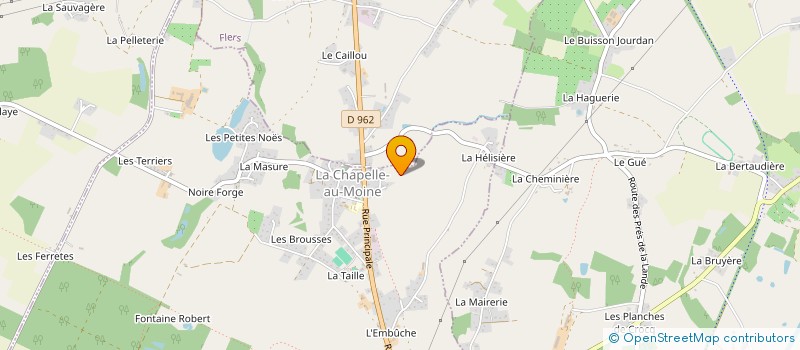localisation de l'entreprise LECORPS DISTRIBUTION à ATHIS-VAL DE ROUVRE