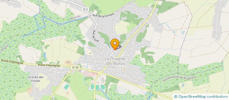 localisation de l'entreprise LECORRE TRANSPORTS  LA CHAPELLE-DES-MARAIS