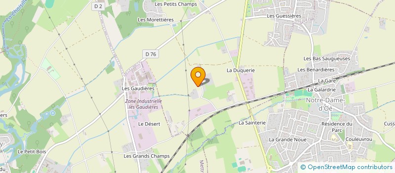 localisation de l'entreprise LECOTTE à CHANCEAUX-SUR-CHOISILLE