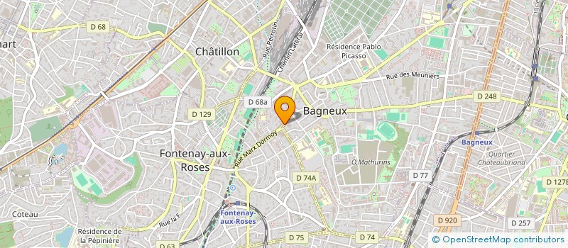 localisation de l'entreprise LECOUFLET - SAID ALI à FONTENAY-AUX-ROSES