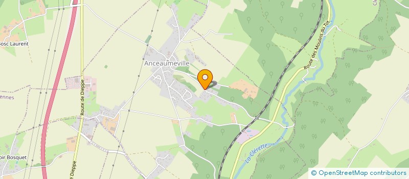 localisation de l'entreprise LECOUP & FILS  ANCEAUMEVILLE