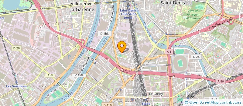 localisation de l'entreprise LECOURBARON à SAINT-DENIS