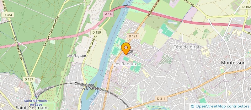 localisation de l'entreprise LECOURBE DET MAITRE  MONTESSON