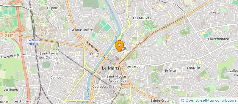 localisation de l'entreprise LECOURT 24  LE MANS