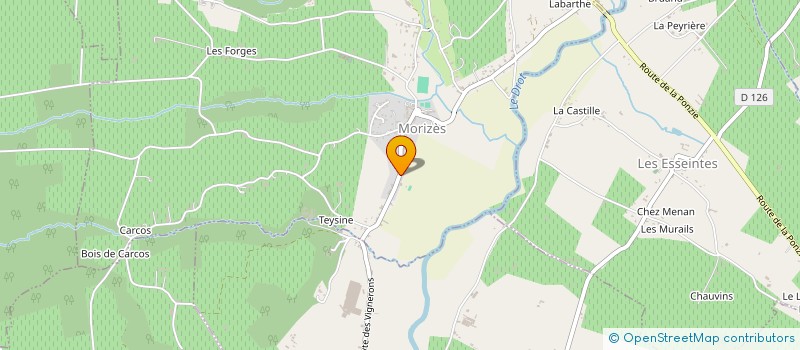 localisation de l'entreprise LECOURT G.M.S.M.  MORIZES