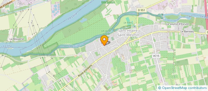 localisation de l'entreprise LECOURT GUERIN à SAINT-HILAIRE-SAINT-MESMIN