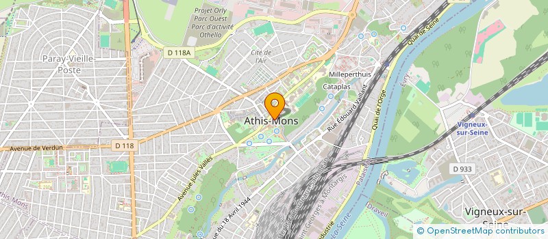 localisation de l'entreprise LECOURT LASER APPLICATIONS à ATHIS-MONS
