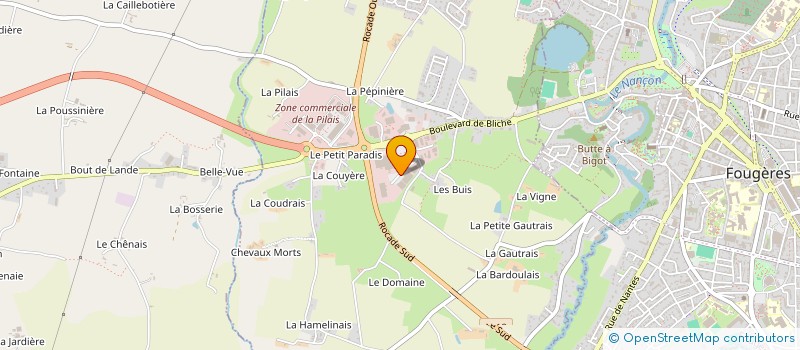 localisation de l'entreprise LECOUSSE MOBILIER à LECOUSSE