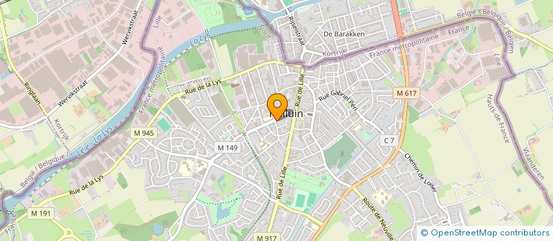 localisation de l'entreprise LECRAM  HALLUIN