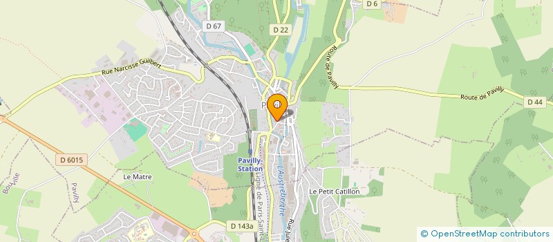 localisation de l'entreprise LECRIOUX IMMOBILIER  PAVILLY